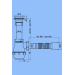 А0510 Сифон Ани Грот 1 1/2"*40 с гибкой трубой 40x50.